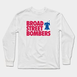 Broad Street Bombers 1 - White Long Sleeve T-Shirt